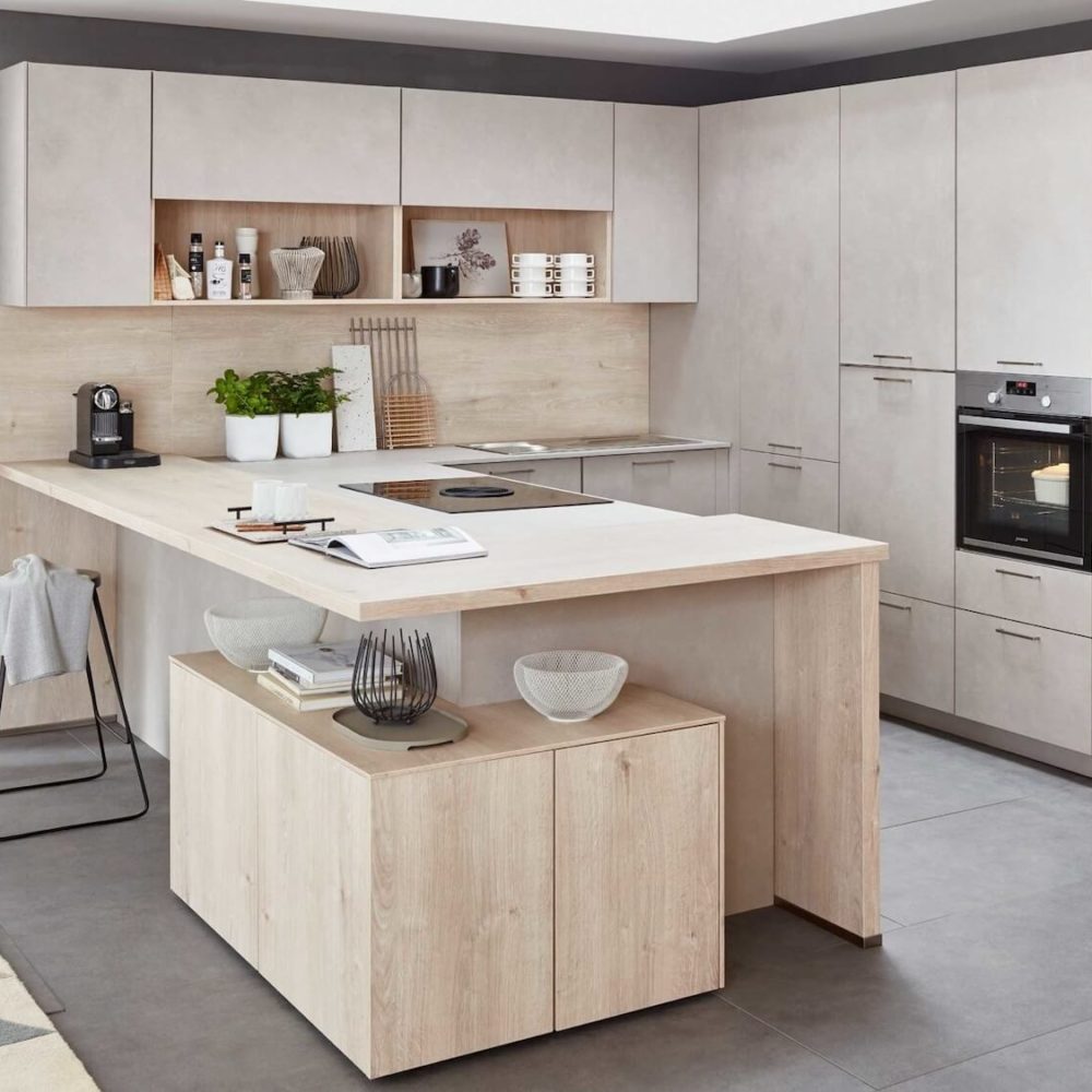Nobilia Riva Design U-Kueche Sand