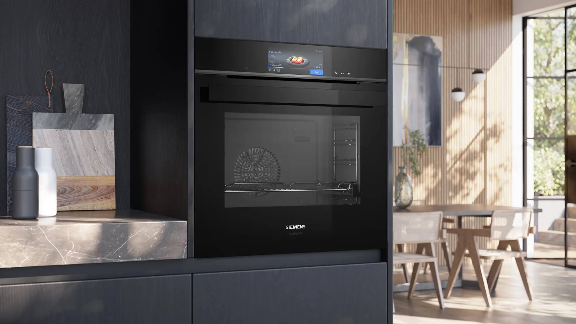 Siemens-studioLine-iQ700-Dampfbackofen-eingebaut
