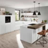 Nobilia Senso Moderne U-Kueche Weiss Bartresen 8 Tipps für offene Küchen