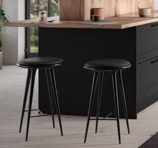 Häcker L-Küche Landhausstil anthrazit Tresen